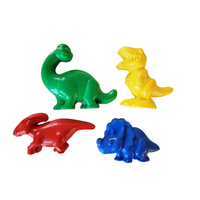 Levně Gowi Tvary dinosaurů - sada 4 kusů v síťce