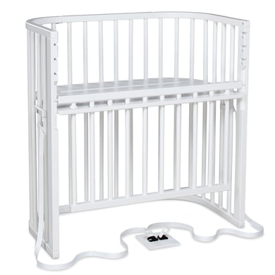 babybay Boxspring extrasäng Comfort Plus vitlackerad