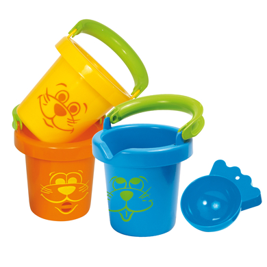 Gowi Drôle de seau pour bébé, 3 pcs