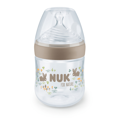 NUK Biberon NUK for Nature PP 0 mois+ 150 ml, brun