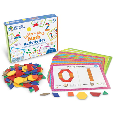 Learning Resources ® Pattern Block Math Activity Set