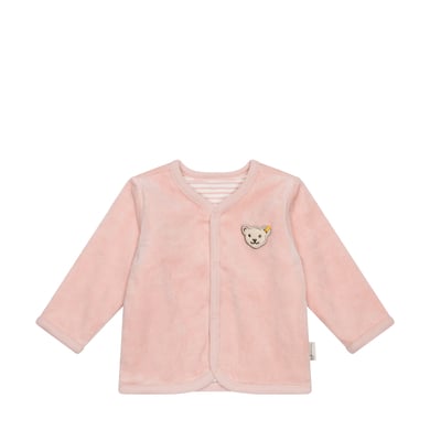 Steiff Veste réversible silver rose