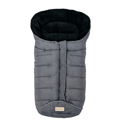 Altabebe Chancelière de poussette hiver universelle rembourrage 3M gris foncé noir