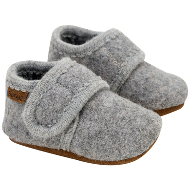 Image of EN FANT Pantofole in lana per bambini Grigio Melange059