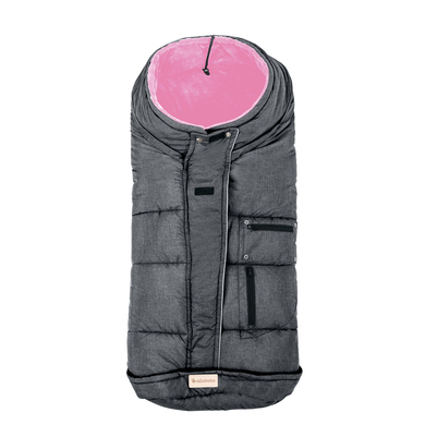Altabebe Coprigambe invernale con imbottitura 3M - grigio scuro /rosa