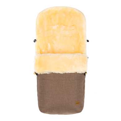 fillikid Coprigambe invernale Bernina in pelle d'agnello - marrone