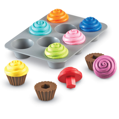 Learning Resources ® Smart Snacks® Shape Sorting Cupcakes (cupcakes à la forme)