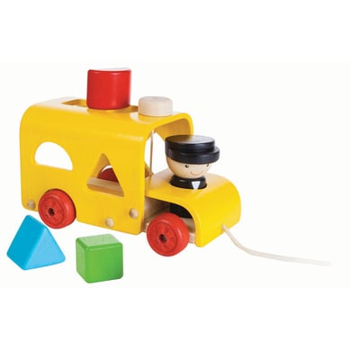 PlanToys Sortering buss