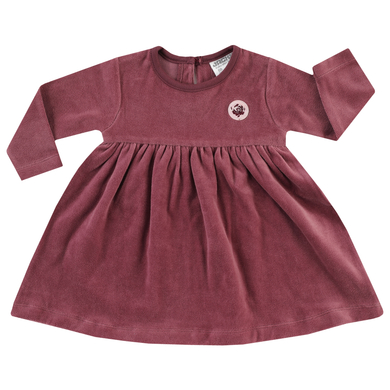 JACKY Robe en velours CLASS IC GIRLS rouge foncé