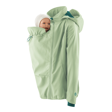 Image of mamalila Giacca porta bebè in softshell, verde