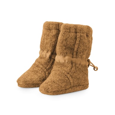 mamalila Booties- Newborn Eco camel