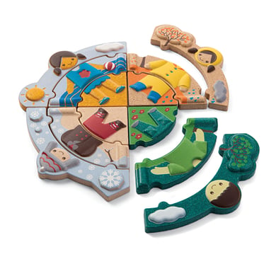 Image of PlanToys Gioco educativo Weather Outfit