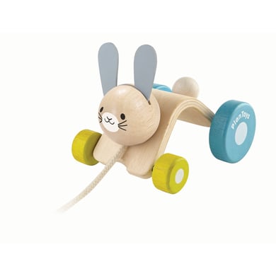 Image of PlanToys Coniglio giocattolo da tirare