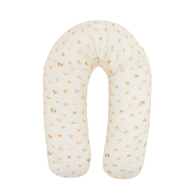 fillikid Coussin d'allaitement Rainbows beige 190 cm