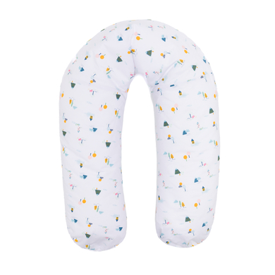 fillikid Coussin d'allaitement Village white 190 cm