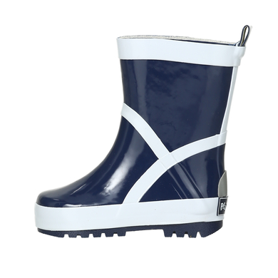 Playshoes Bottes en caoutchouc unies marine