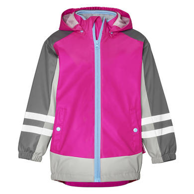 Playshoes Veste de pluie 3 en 1 rose fluo