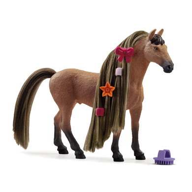 schleich® Figurine étalon Akhal-Teke à coiffer Beauty Horse 42621