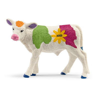 schleich® Figurine veau de printemps coloré 72207