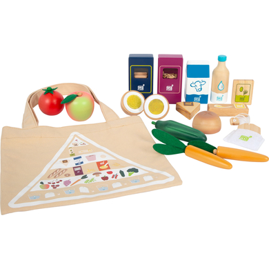 small foot® Aliments végétariens pour cuisine enfant fresh bois