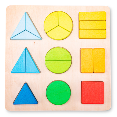 New Class ic Toys Set de puzzle de formes géométriques