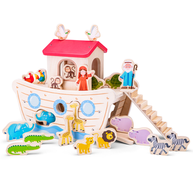 Levně New Class ic Toys Sada na třídění tvarů Noemovy archy