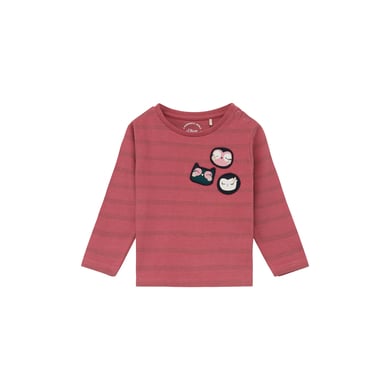 s. Olive r T-shirt à manches longues red