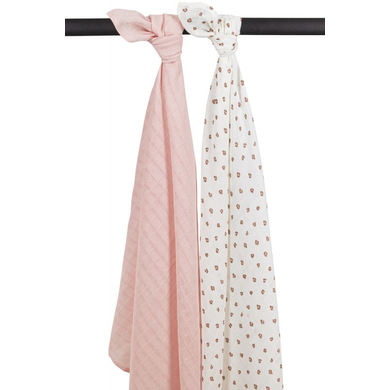 Meyco Langes enfant mousseline coton Mini panthère lot de 2