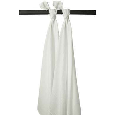 Levně Meyco Bavlněná tkanina Muslin 2 Pack Uni Off white