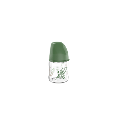 nip® Biberon col large verre cherry green 120 ml vert