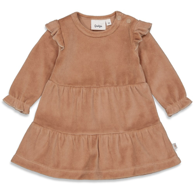 Feetje Robe en velours Falling For Your Zand