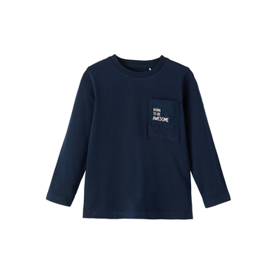 name it T-shirt à manches longues Nmmnaop Dark Sapphire