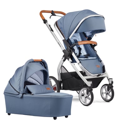 GESSLEIN Passeggino duo FX4 Life, blu medio/palme