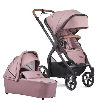 GESSLEIN Poussette duo combinée 2en1 FX4 Life, rose