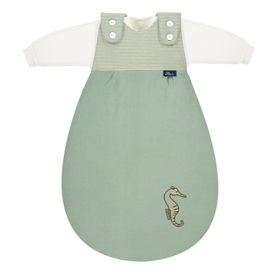 Image of Alvi ® Baby-Mäxchen® Sacco nanna, 3 pezzi - verde con cavalluccio marino059