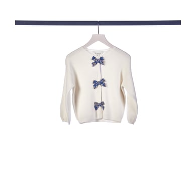 TOM TAILOR Cardigan fiocco Whisper White