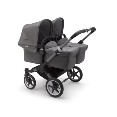 bugaboo Poussette double côte à côte Donkey 5 Twin complète Graphite/Grey Melange