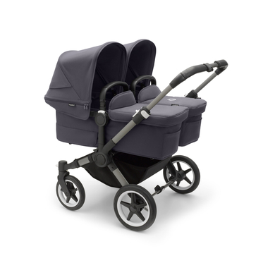 bugaboo Tvillingvagn Donkey 5 Twin Complete Grafit/Stormy Blue