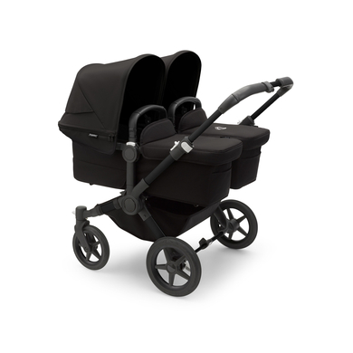 bugaboo Poussette double côte à côte Donkey 5 Twin complète Black/Midnight Black