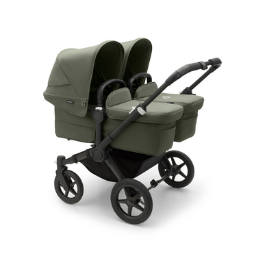 bugaboo Poussette double côte à côte Donkey 5 Twin complète Black/Forest Green