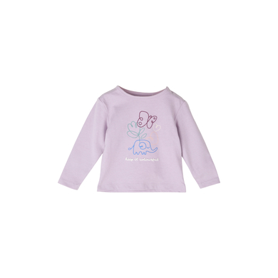 s. Olive r T-shirt manches longues éléphant violet