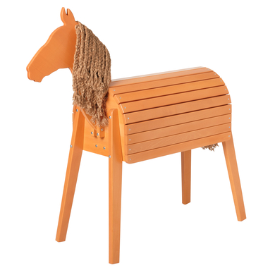 Image of kindsgard Cavallo in legno da gioco per giardino Hoppgalopp marrone059