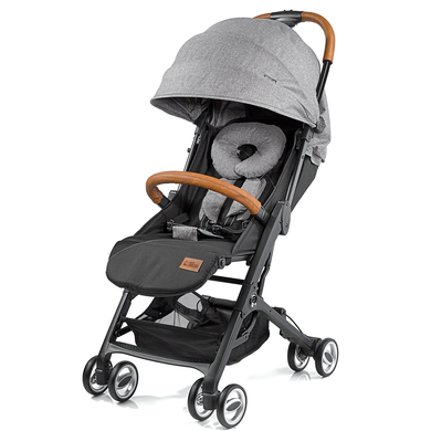 GESSLEIN Poussette compacte SMILOO CUBY, mélange gris