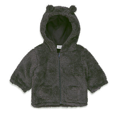 Feetje Teddy jacka Basic Teddy Antraciet