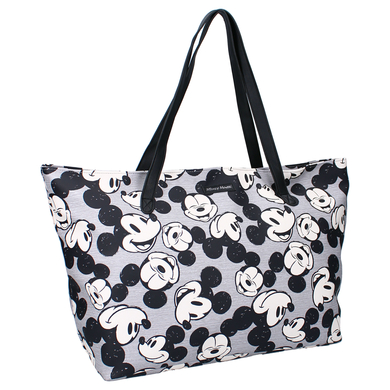 Levně Kidzroom Shopping TaĹˇka Mickey Mouse Everywhere Grey