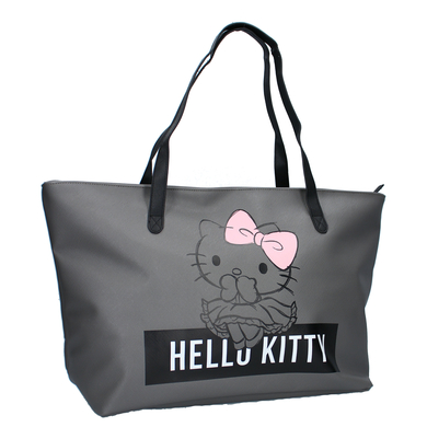 Kidzroom Sac de courses enfant Hello Kitty Forever Famous Grey