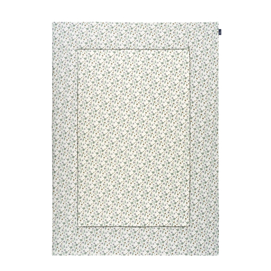Alvi® Tapis d'éveil Petit Fleurs vert/blanc 100x135 cm