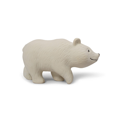 Filibabba Anneau de dentition en caoutchouc naturel - Polly l'ours polaire
