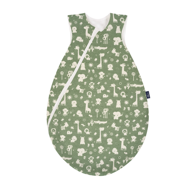 Alvi ® Sovsäck Summer Dream Granit Animals granitgrön/vit