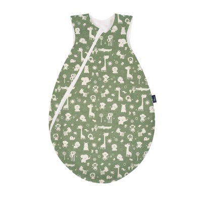 Alvi ® Sovsäck Summer Dream Granit Animals granitgrön/vit